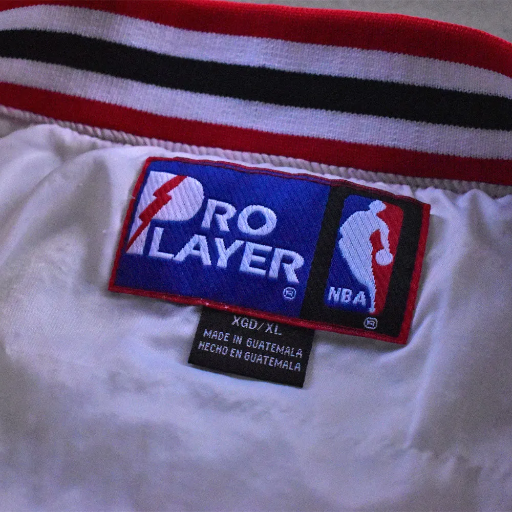 90’s PLO PLAYER “NBA Chicago Bulls” ナイロン トラックプルオーバー 241202