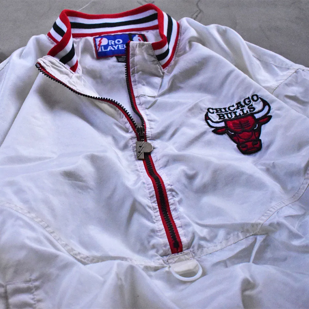 90’s PLO PLAYER “NBA Chicago Bulls” ナイロン トラックプルオーバー 241202