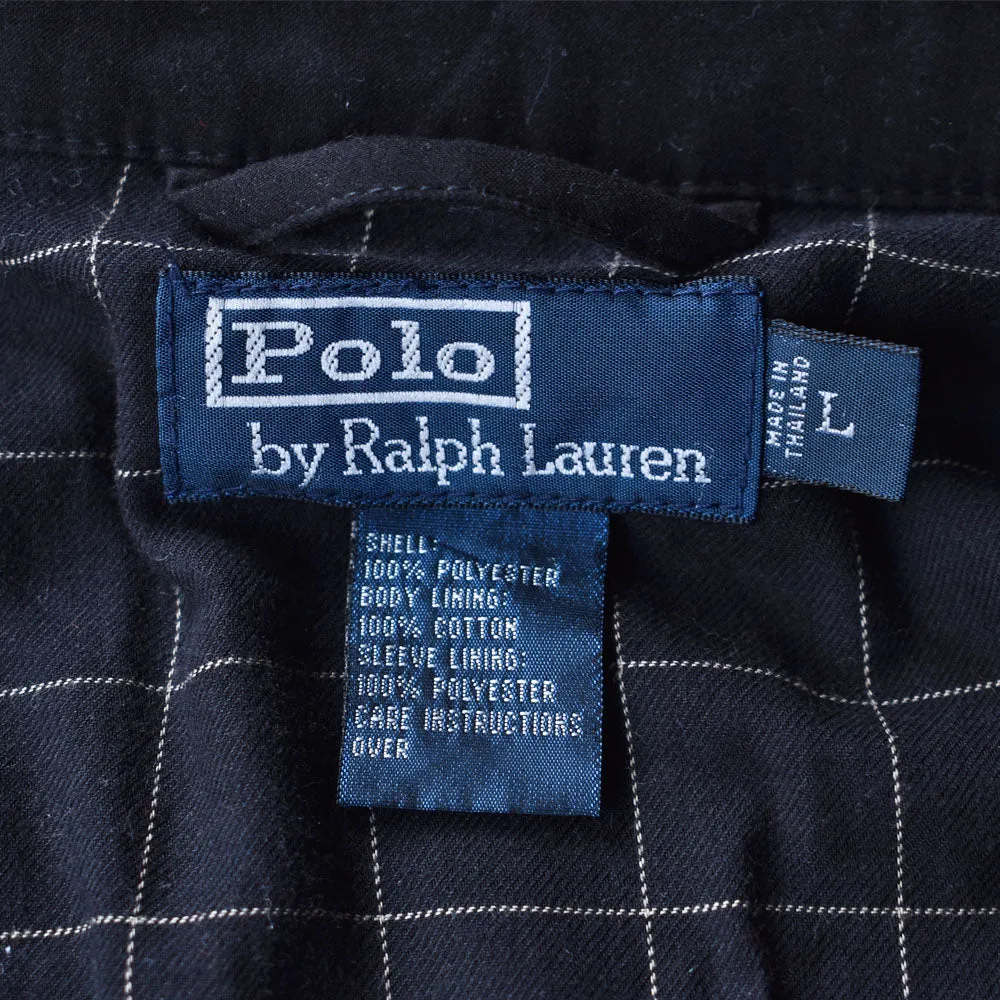 90’s　Polo Ralph Lauren/ポロ ラルフローレン  チェックライナー スイングトップジャケット　230412