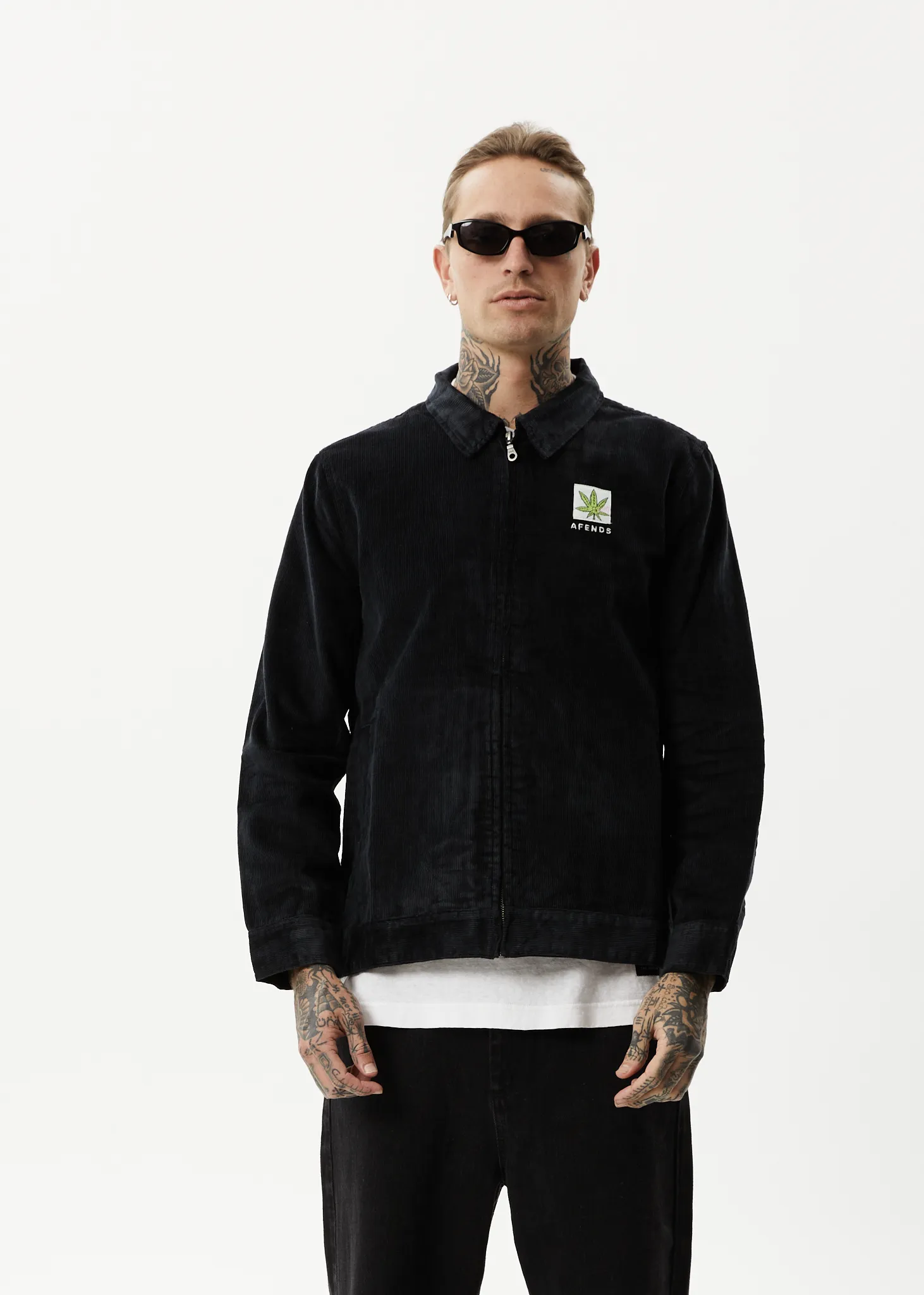 AFENDS Mens Coasting - Corduroy Jacket - Black