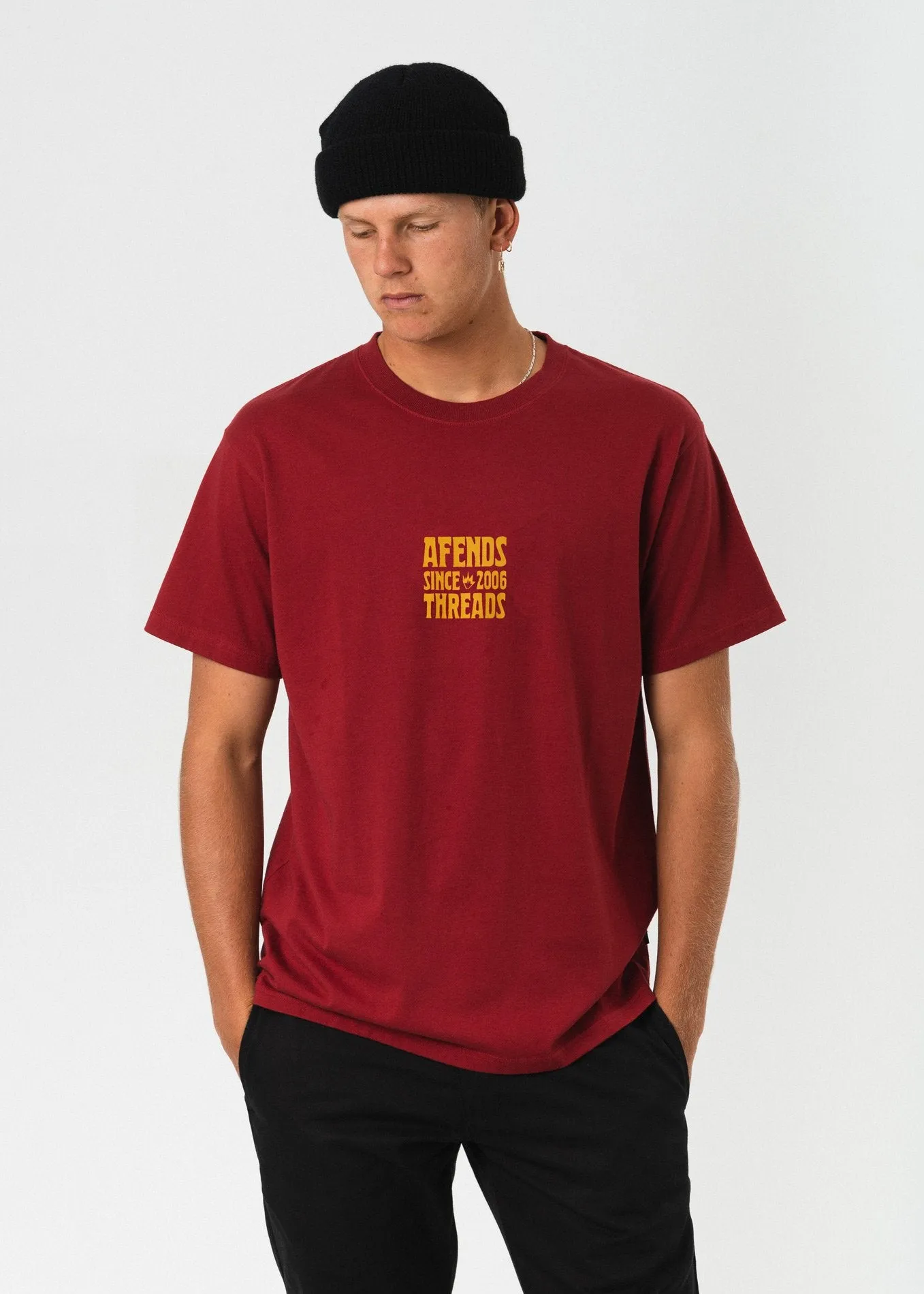 Afends Mens Warp - Retro Fit Tee