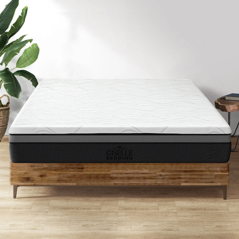 Akira 25cm Memory Foam Mattress Bed Cool Gel Non Spring Comfort - Queen