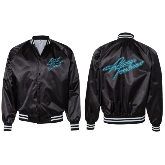 'Always Tomorrow' Satin Jacket