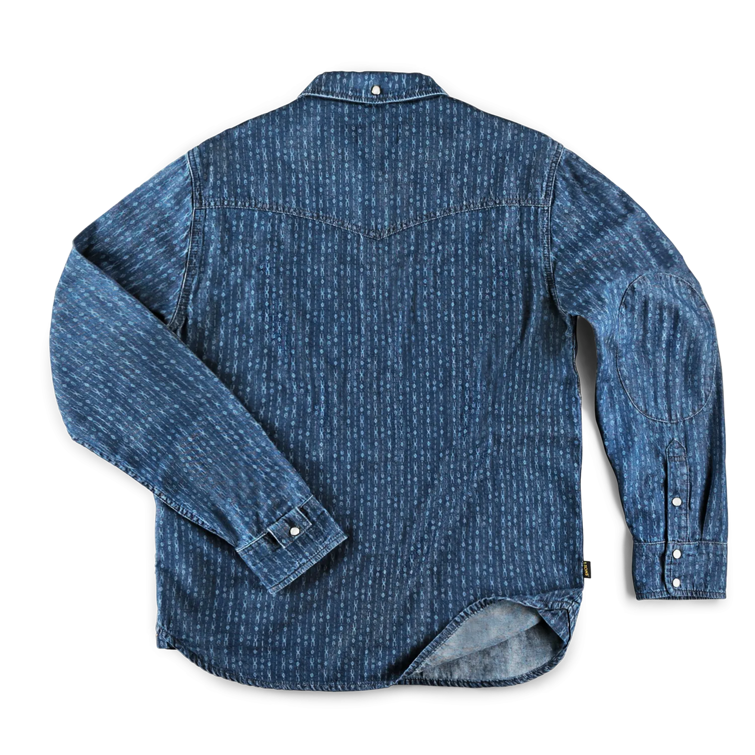 &SONS Saw Tooth Shirt Indigo