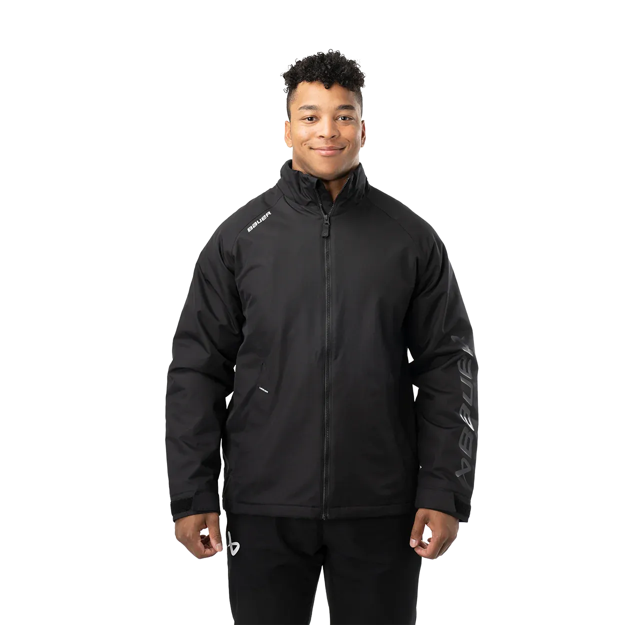 BAUER S24 TEAM MIDWEIGHT JACKET SENIOR - BLACK