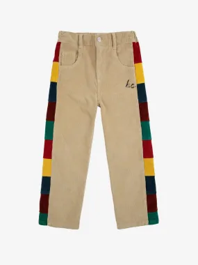 BC color block corduroy pants