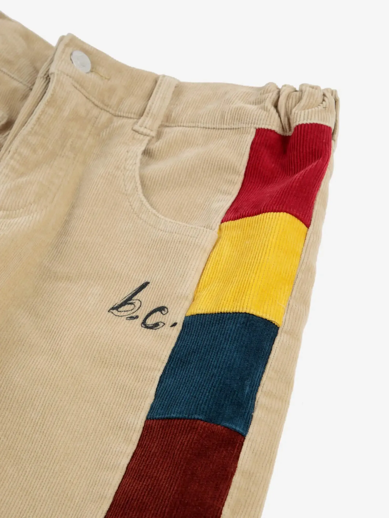 BC color block corduroy pants