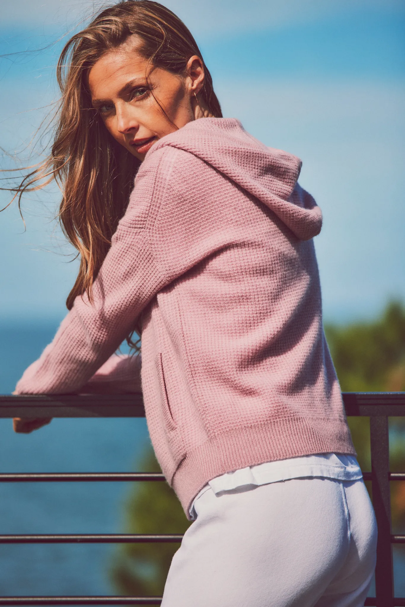 Beach Lane Cashmere Hoodie