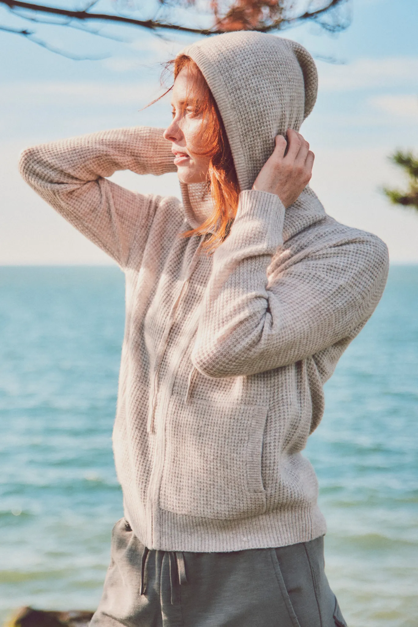 Beach Lane Cashmere Hoodie