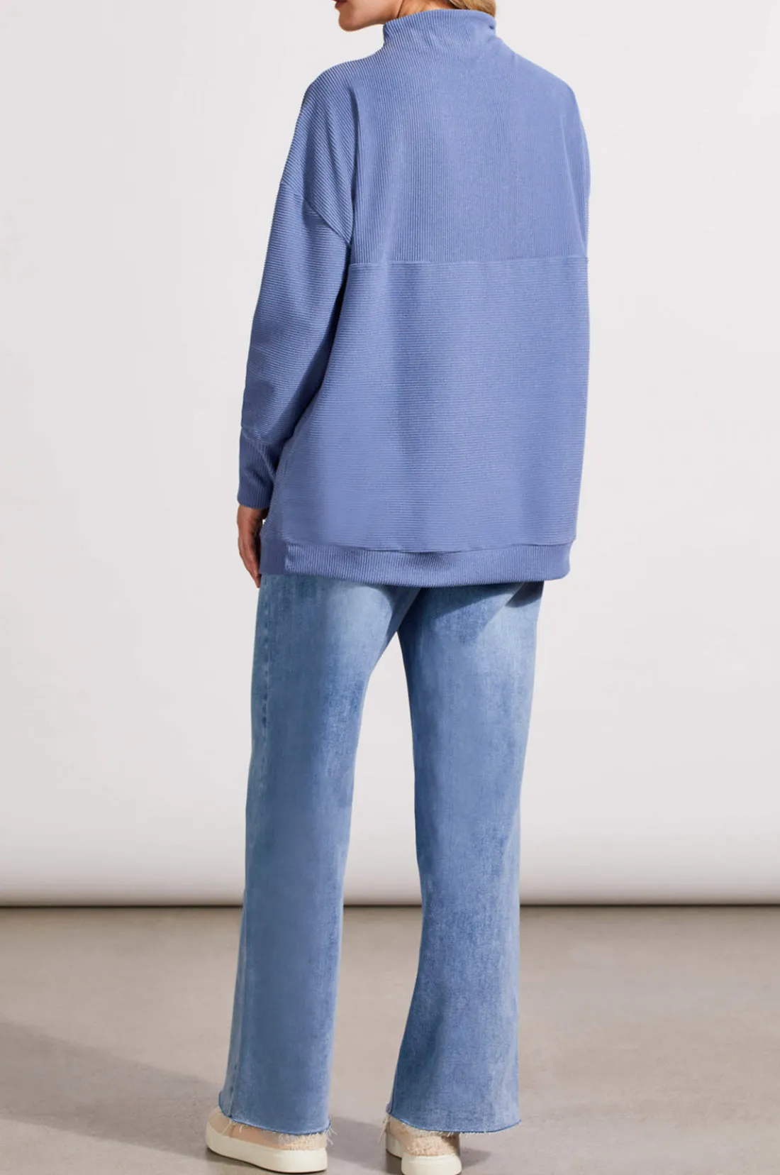 Blue Jay Funnel Neck Tunic