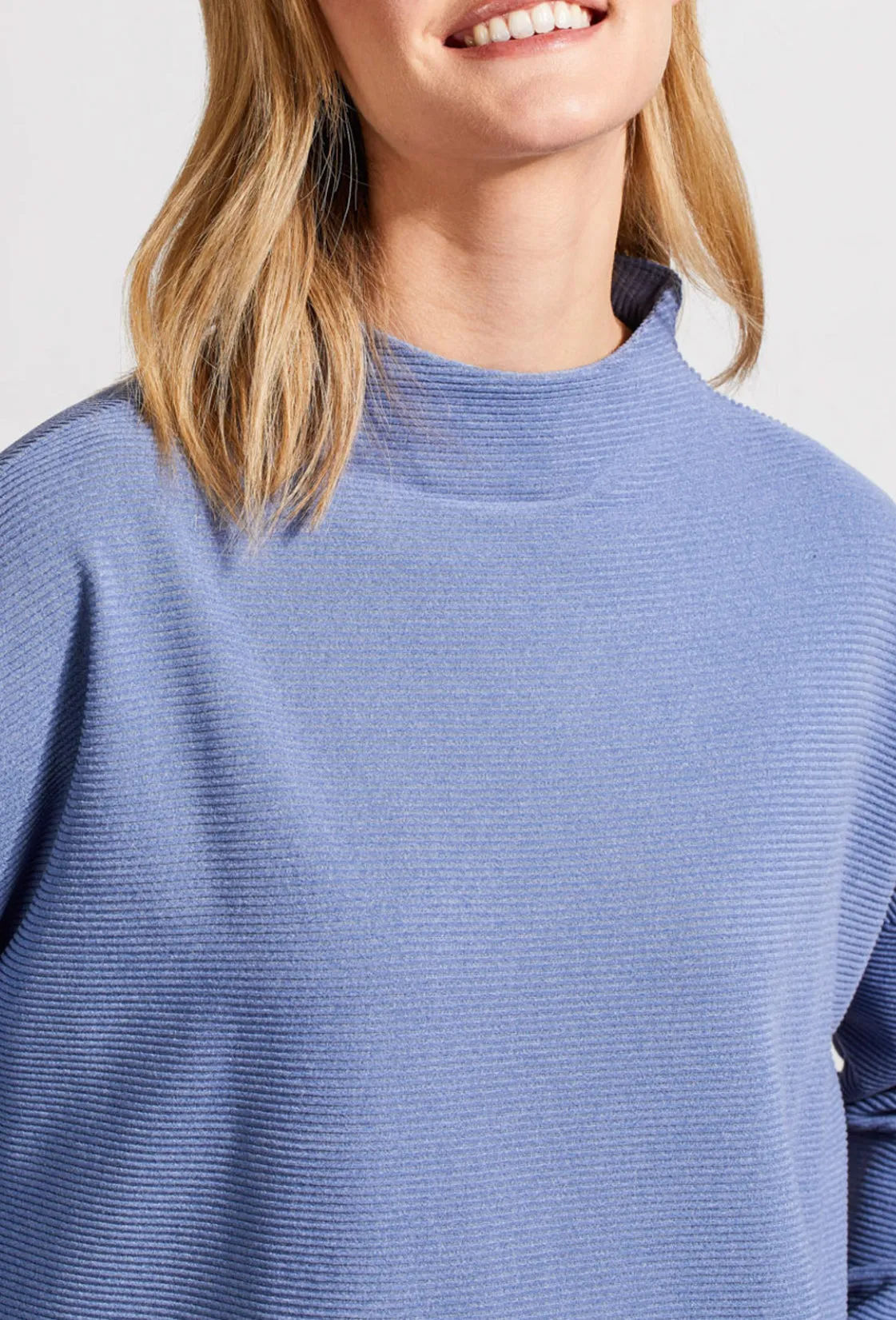 Blue Jay Funnel Neck Tunic