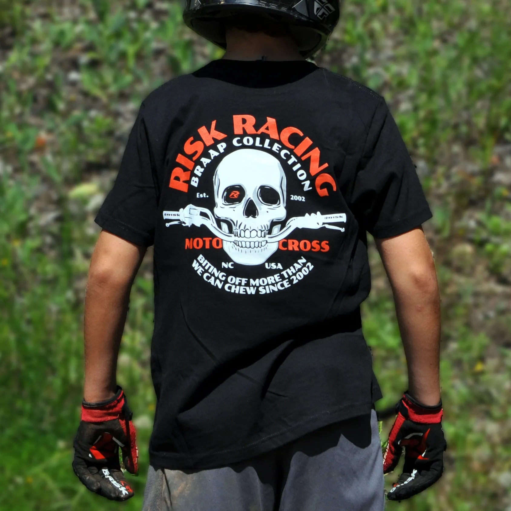 Bones & Bars Youth - Motocross T-Shirt