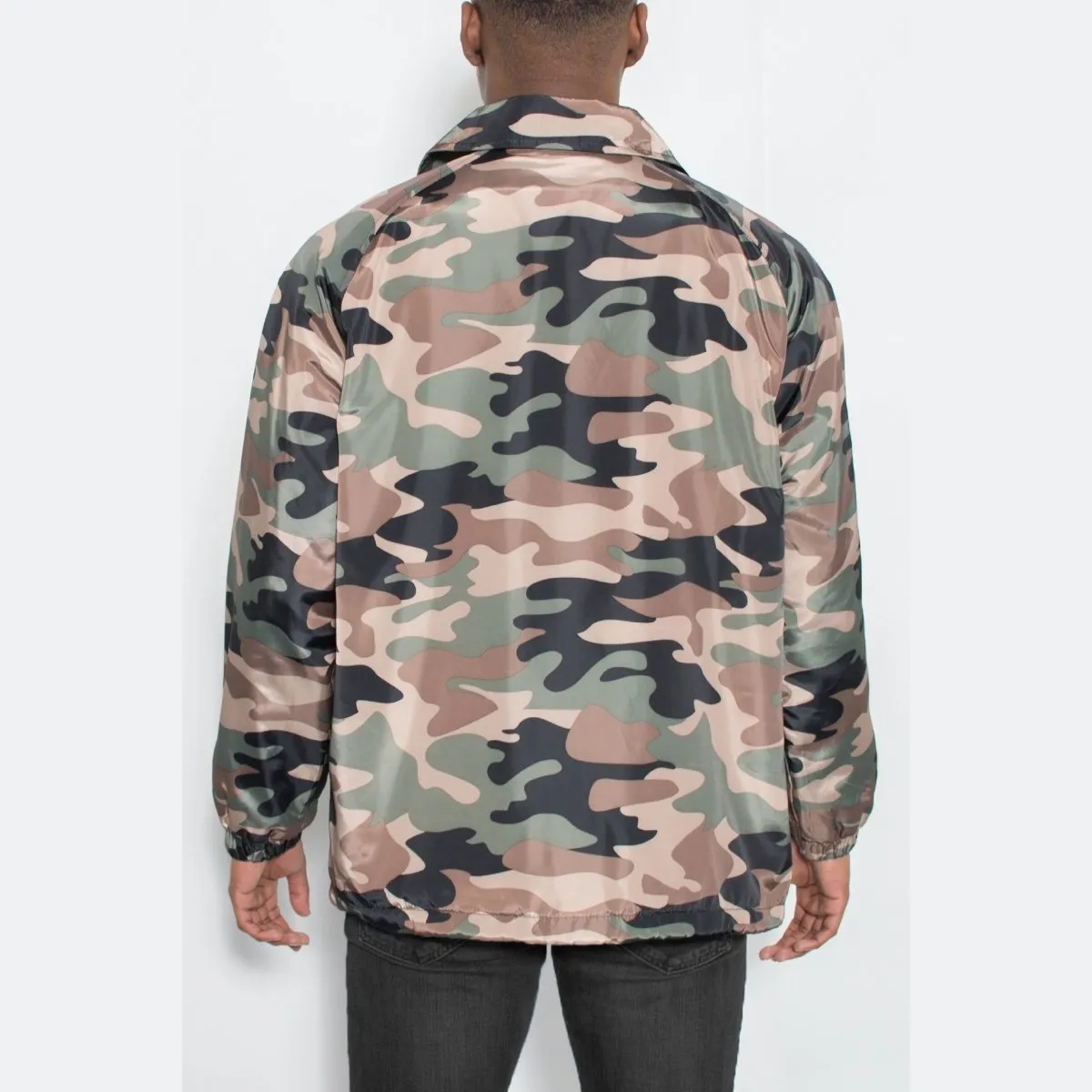 Camo Coachs Jacket