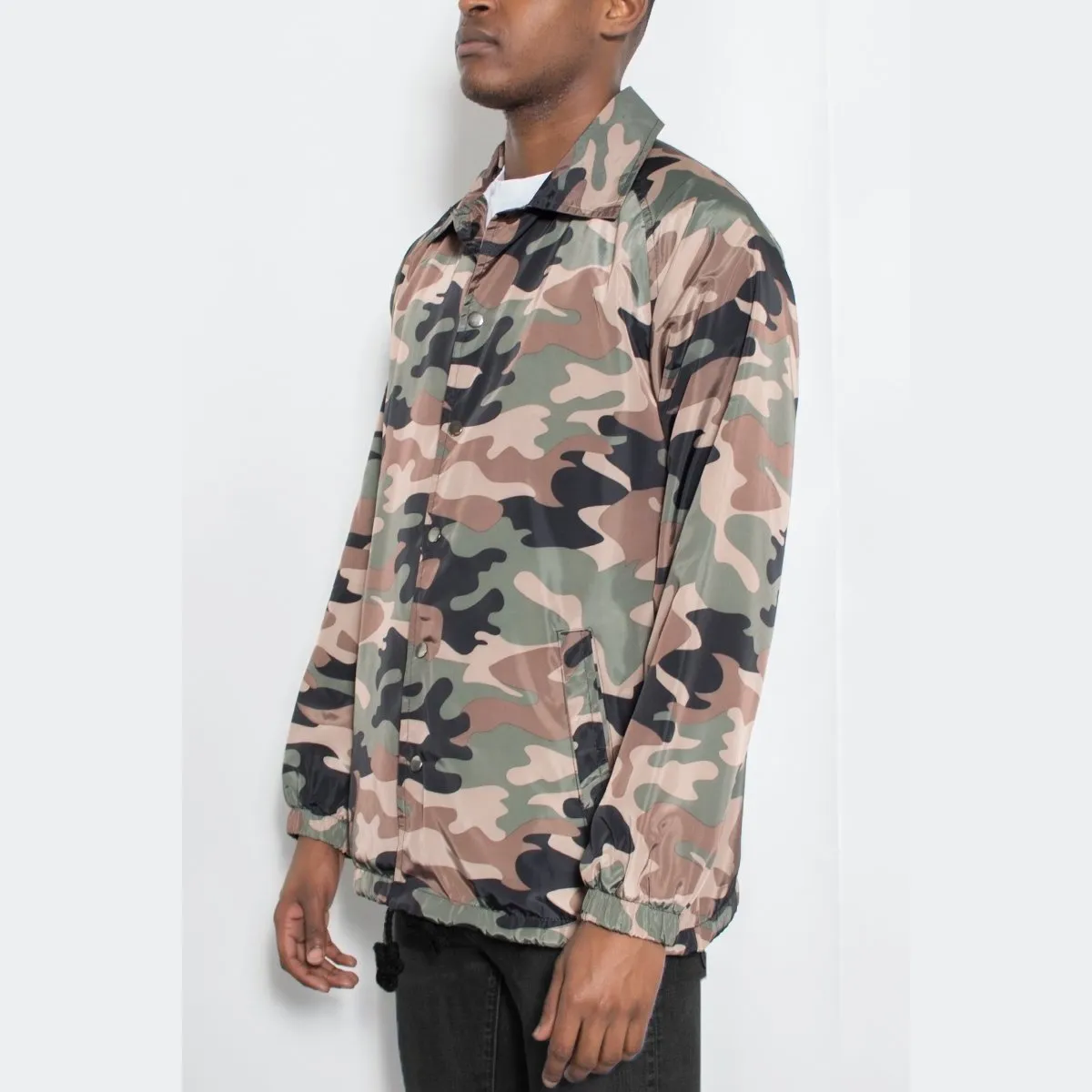 Camo Coachs Jacket