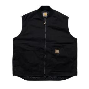 Carhartt Black Reworked Quilted Gilet - Medium