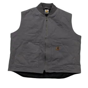 Carhartt Grey Reworked Quilted Gilet - XL