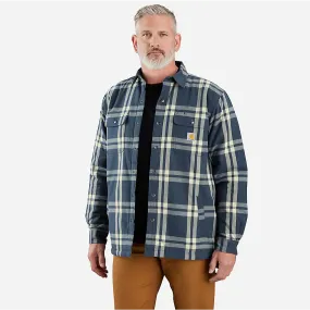 Carhartt Men's Rugged Flex Flannel Sherpa-Lined Shirt Jacket