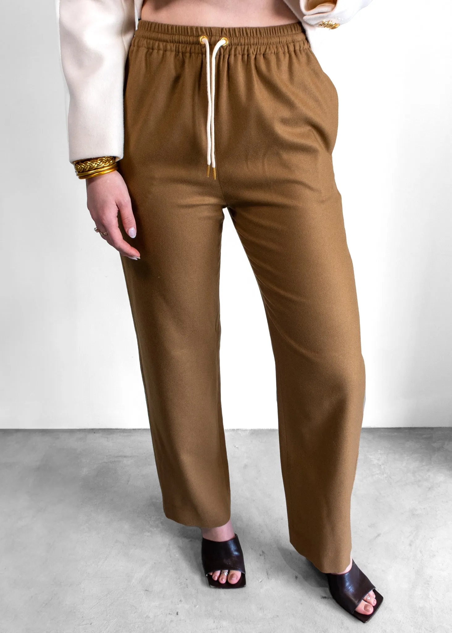 Celine Cashmere Wide Leg Pants