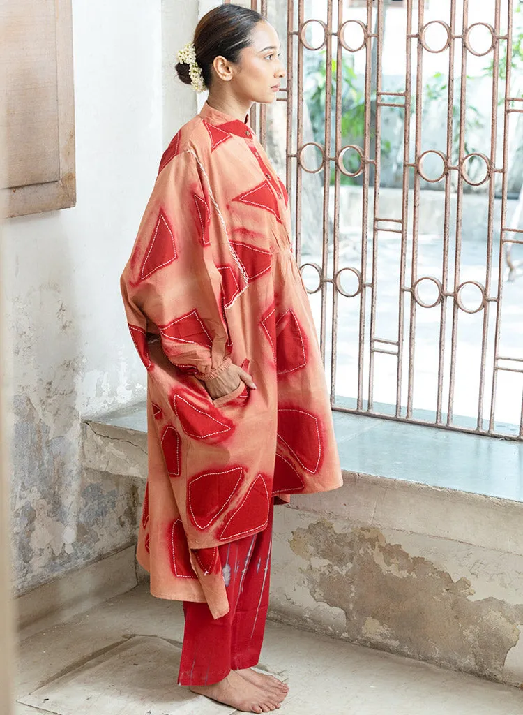 Coral Shibori Set