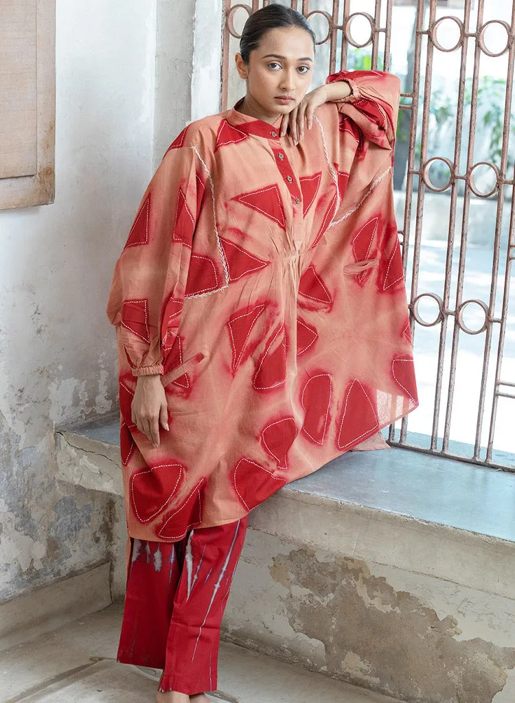 Coral Shibori Set