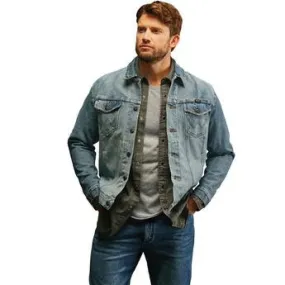 Denim Jacket Men's SZN (112345848) - Wrangler® Vintage Inspired Jacket Antique Blue