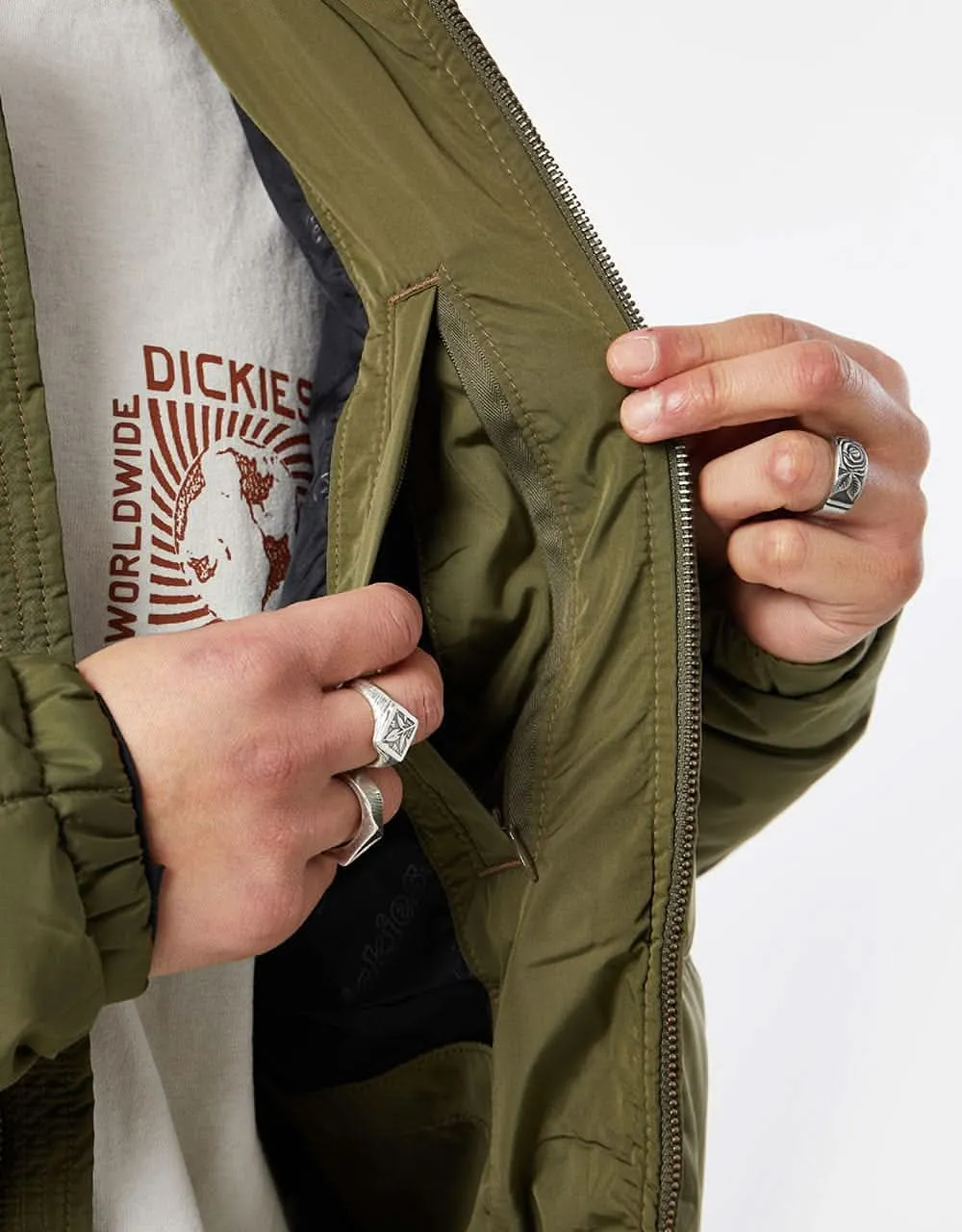 Dickies Eisenhower Puffer Jacket - Military Green