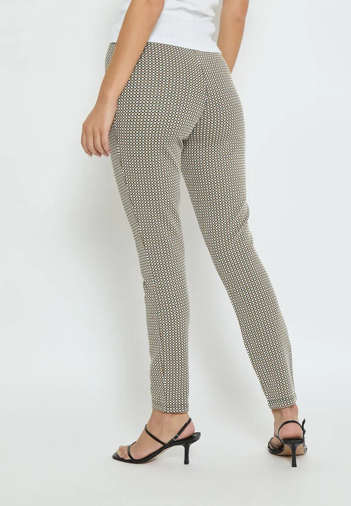 DSEninna Leggings - GLAZED GINGER CHECKED