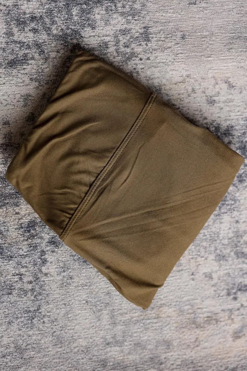 Dusty Olive High Waist Leggings