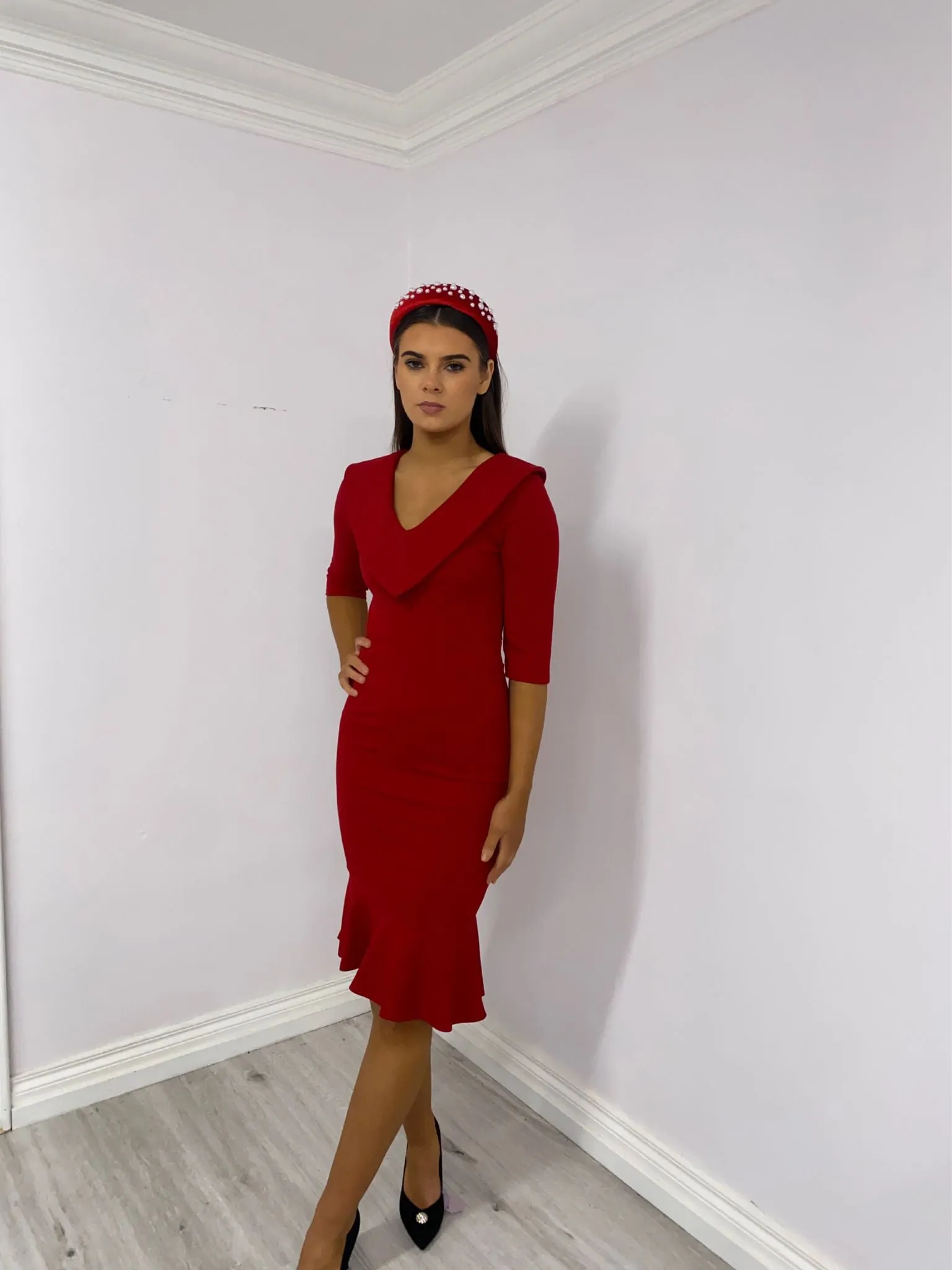 Ella red dress