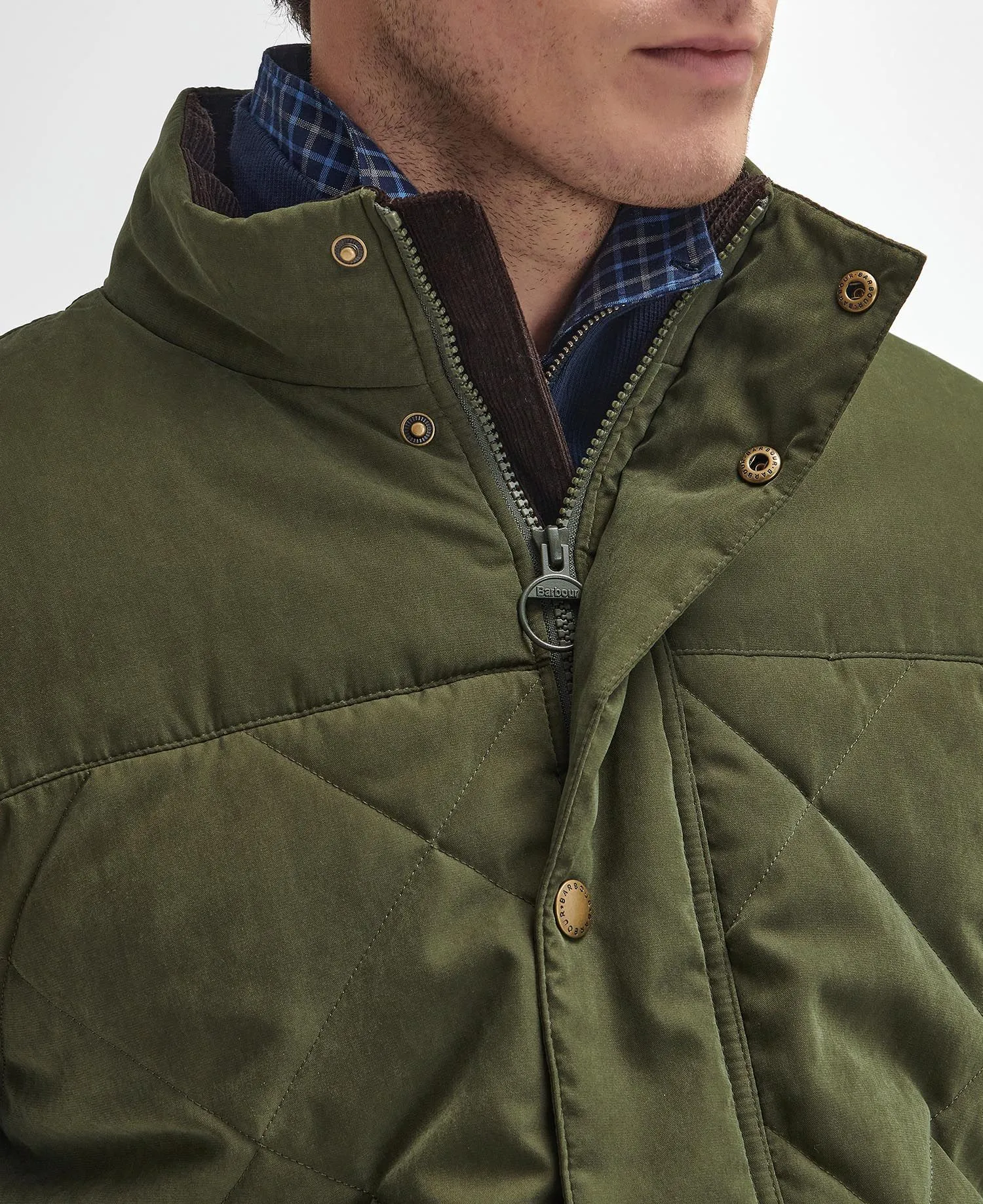 Elter Quilted Jacket - Olive