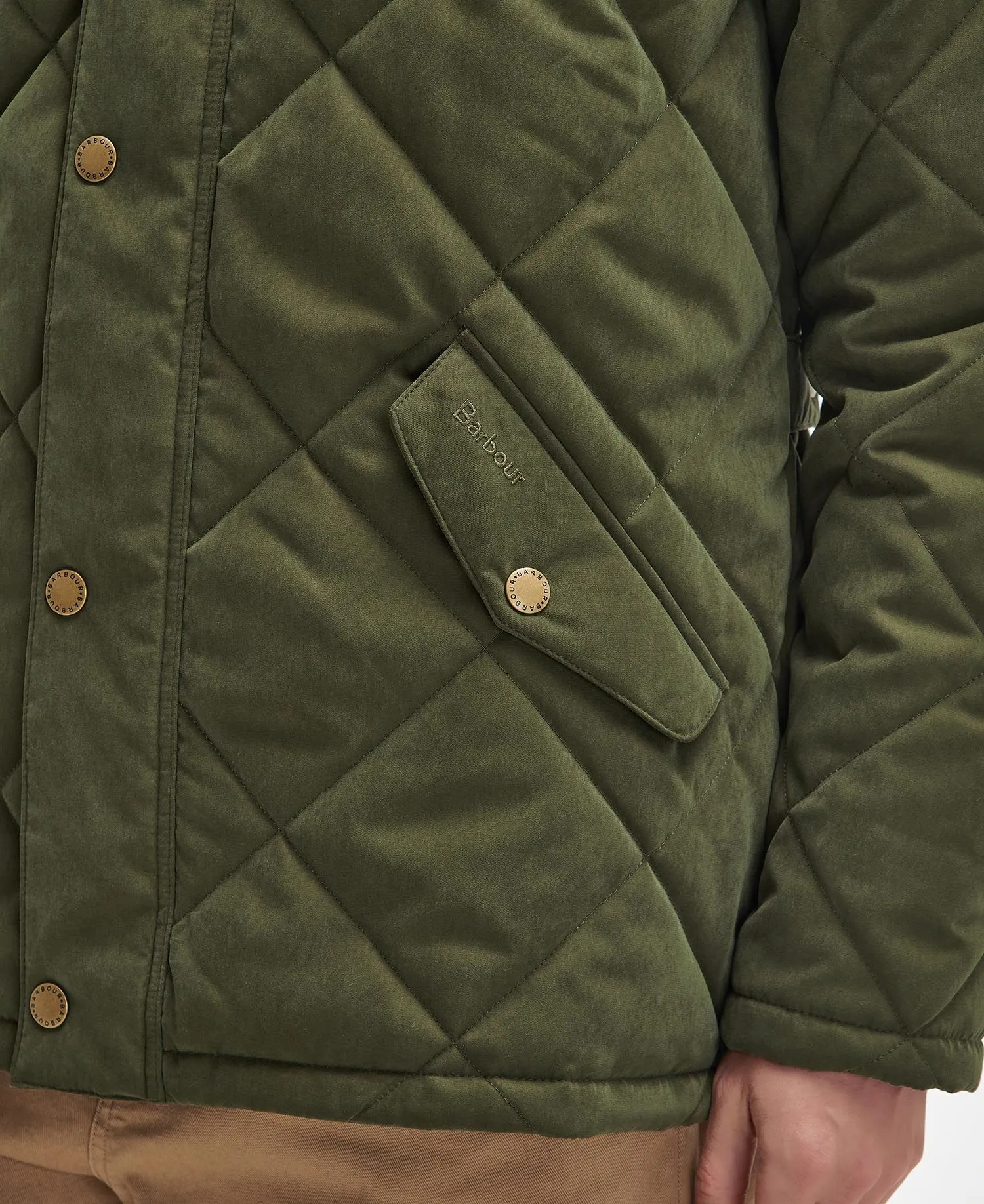 Elter Quilted Jacket - Olive