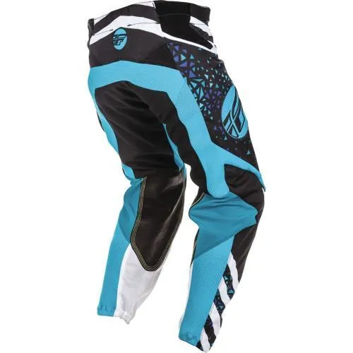 Fly Racing Kinetic Youth Girls Blue/Black Motocross Pants