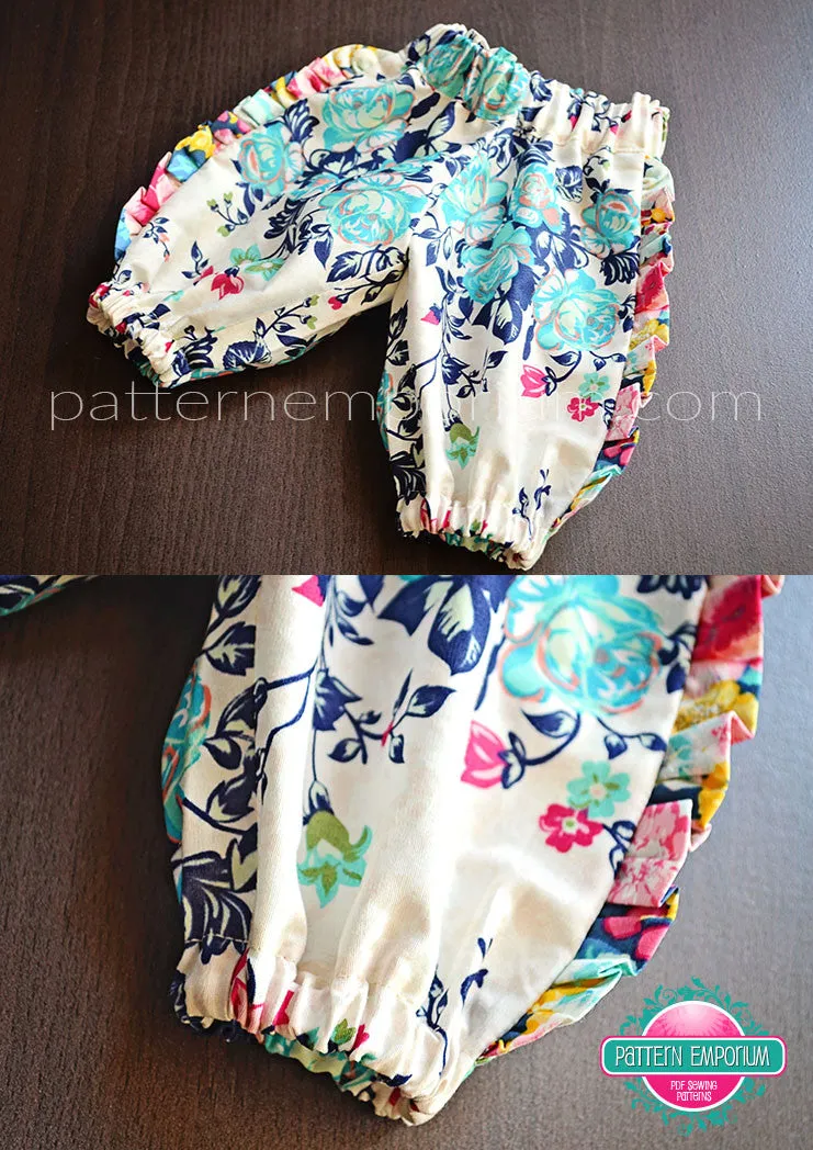 Harem Pants | Small Baby (1.5-3.4kg) Sewing Pattern