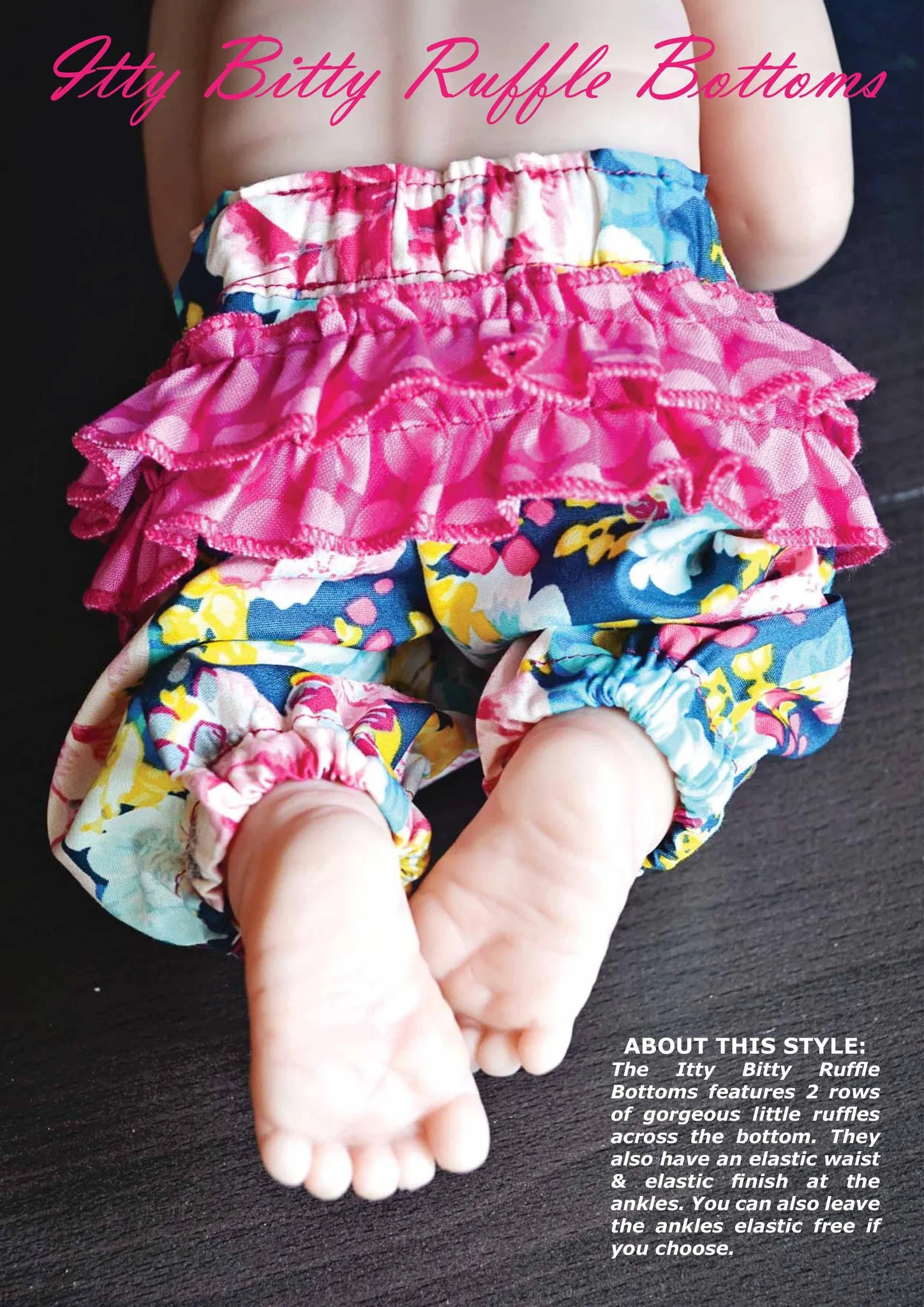 Harem Pants | Small Baby (1.5-3.4kg) Sewing Pattern