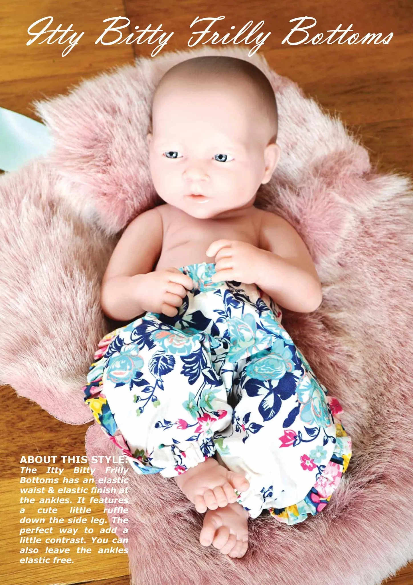 Harem Pants | Small Baby (1.5-3.4kg) Sewing Pattern