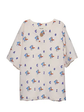 Henley Cream Duck Shirt