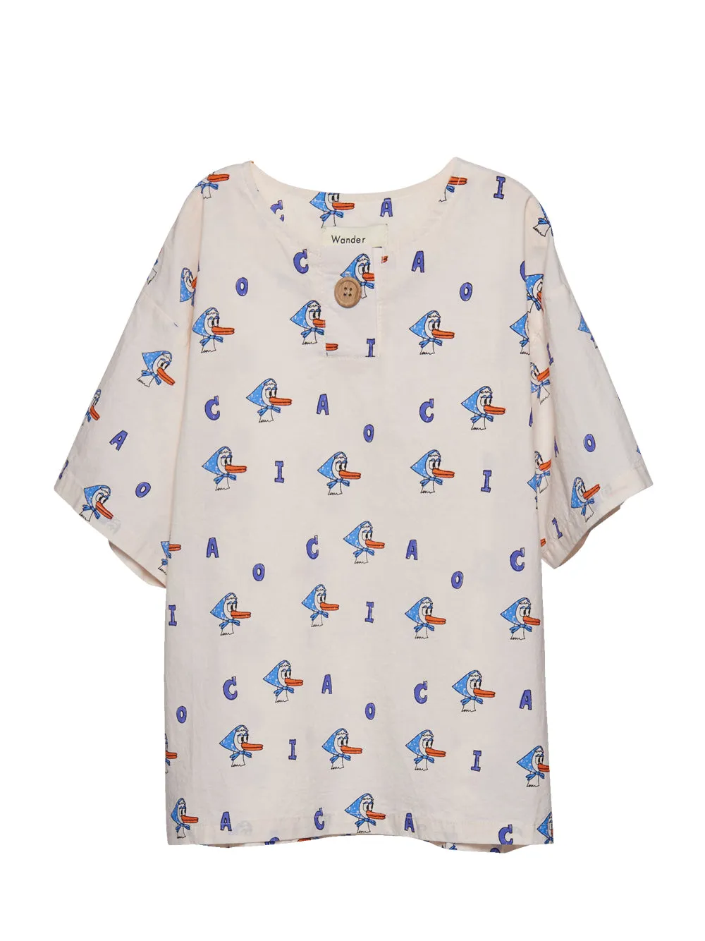 Henley Cream Duck Shirt