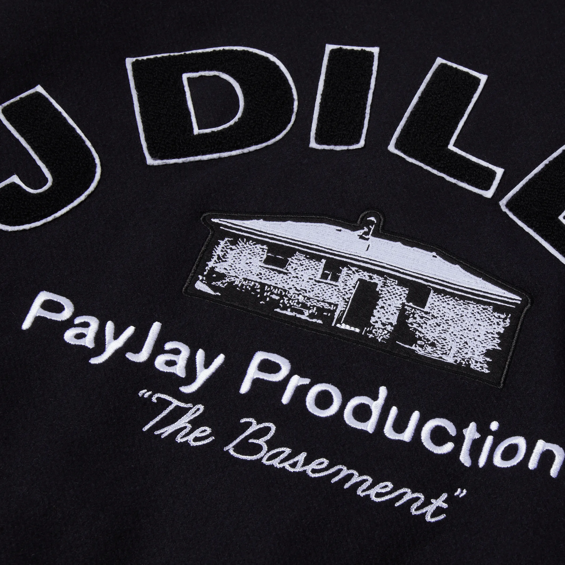 HUF x J Dilla The Basement Varsity Jacket