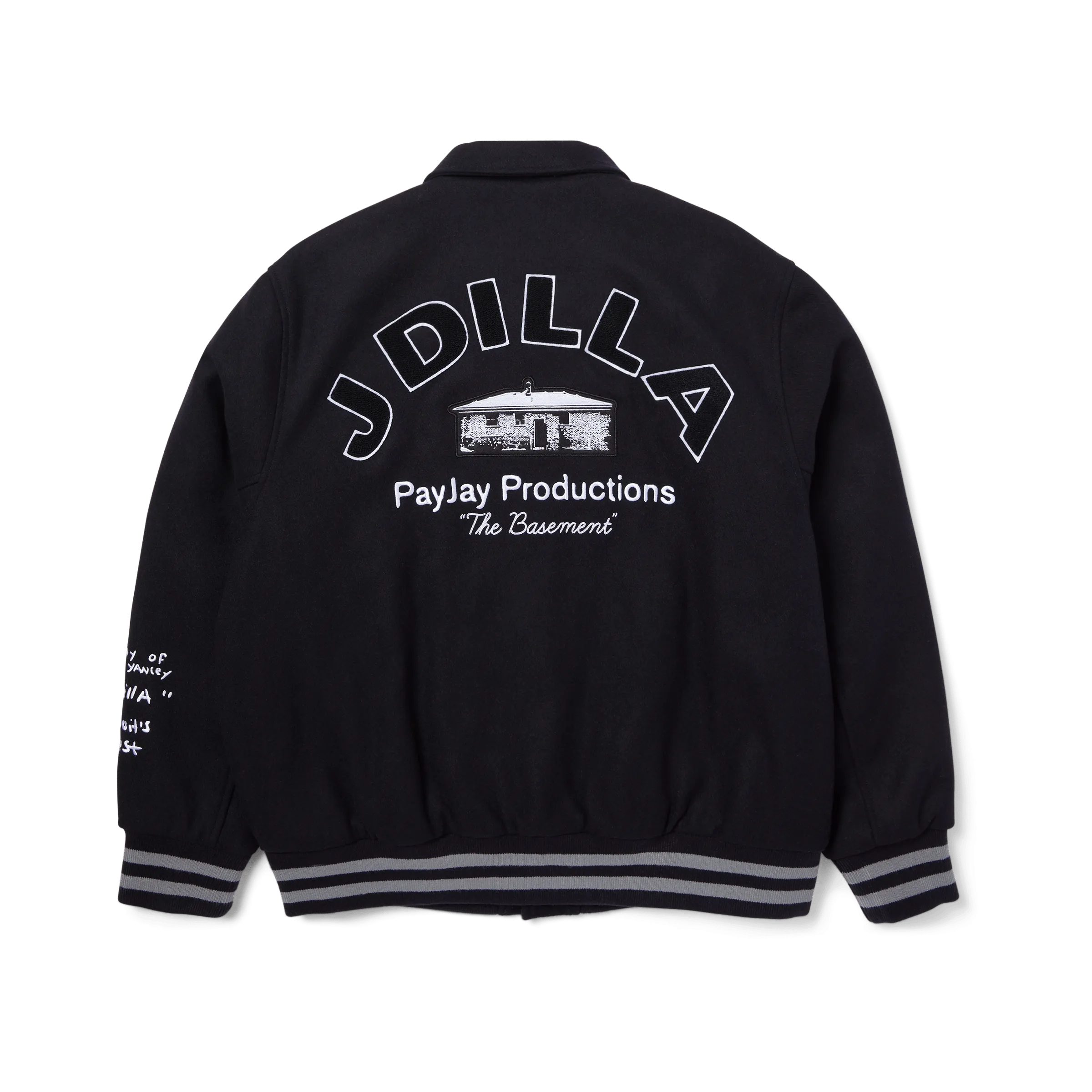 HUF x J Dilla The Basement Varsity Jacket