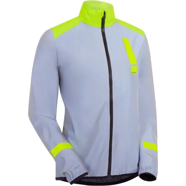 HUMP Womens Ultra Reflect Waterproof Jacket - Reflect / Yellow