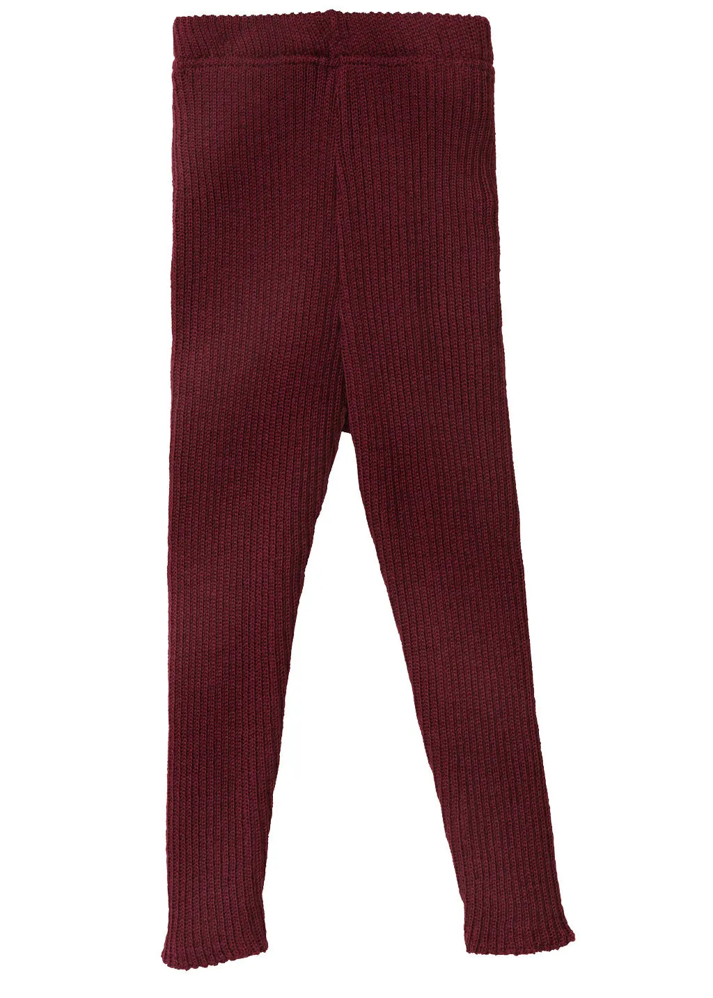 KNITTED LEGGINGS - cassis