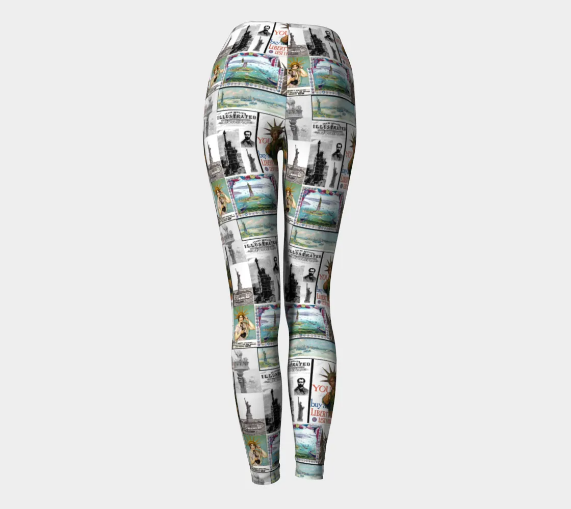 Lady Liberty Yoga Leggings