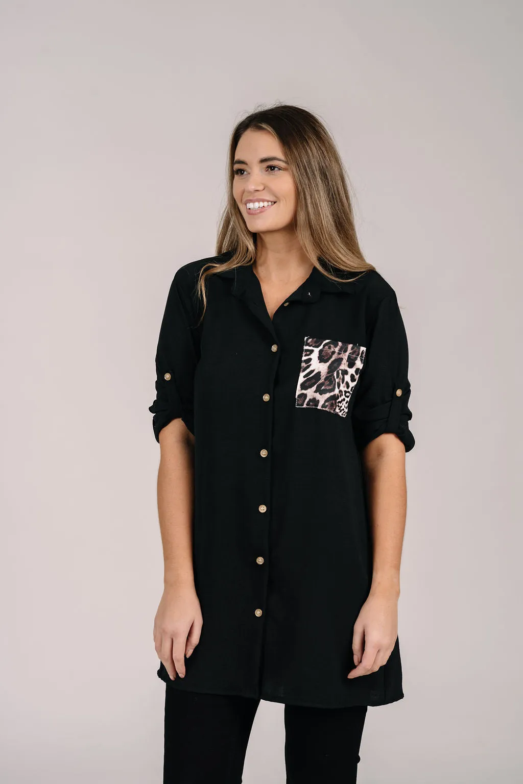 Leopard Pocket Shirt