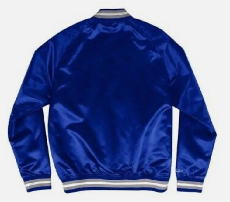 Los Angeles Dodgers MLB Mitchell & Ness Lightweight Men Satin Jacket - Royal Blue