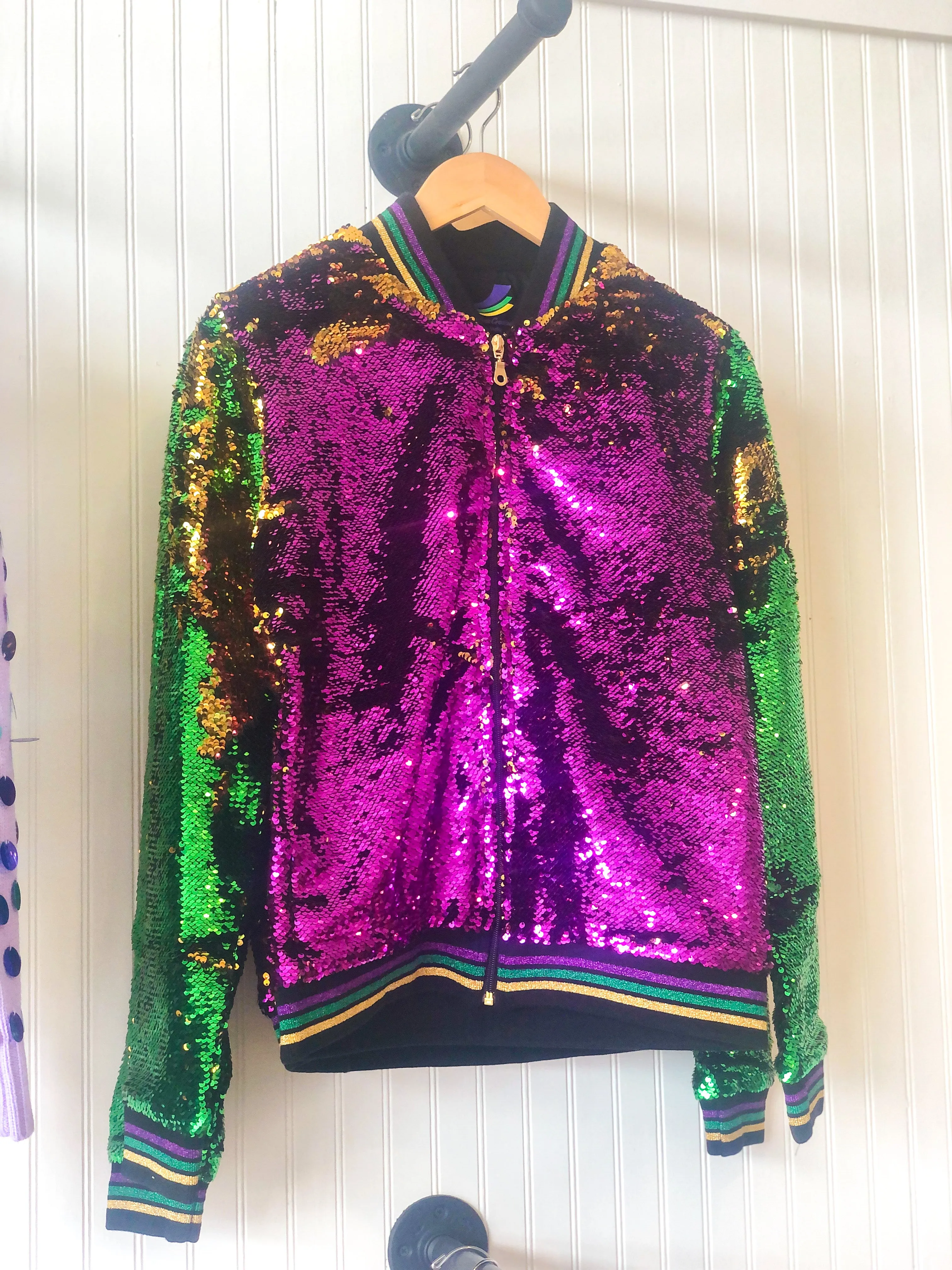 Mardi Gras Sequin Jacket