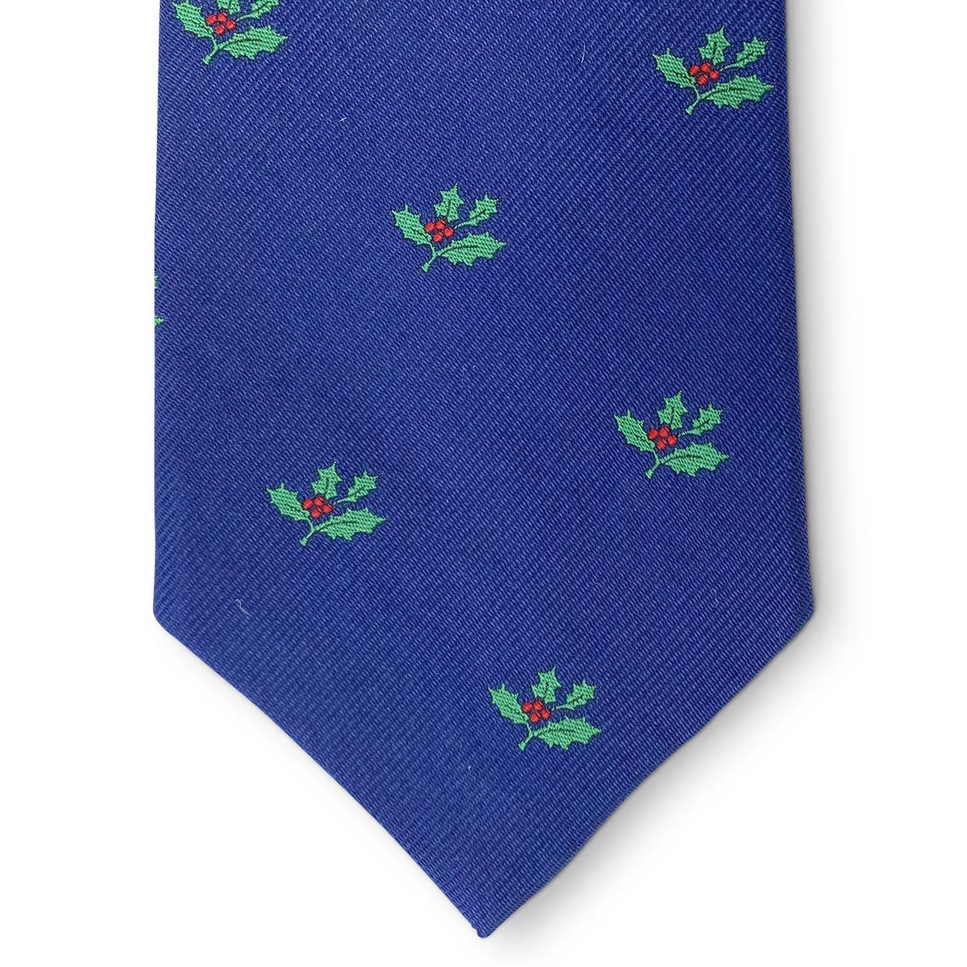 Mens Tie Navy with Hollyberry