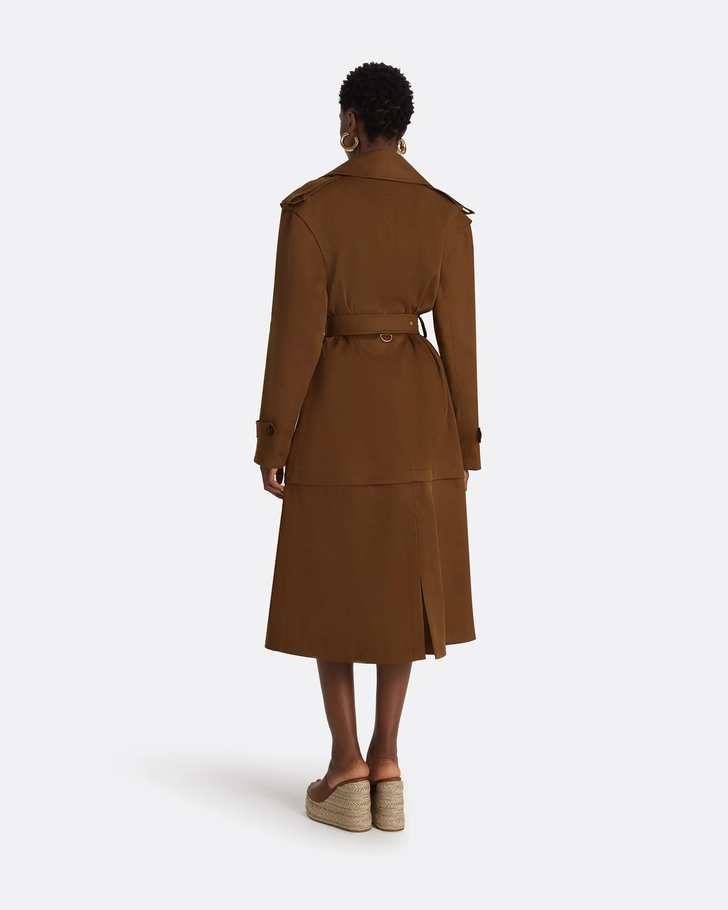 Merrik Deep Brown Modular Coat