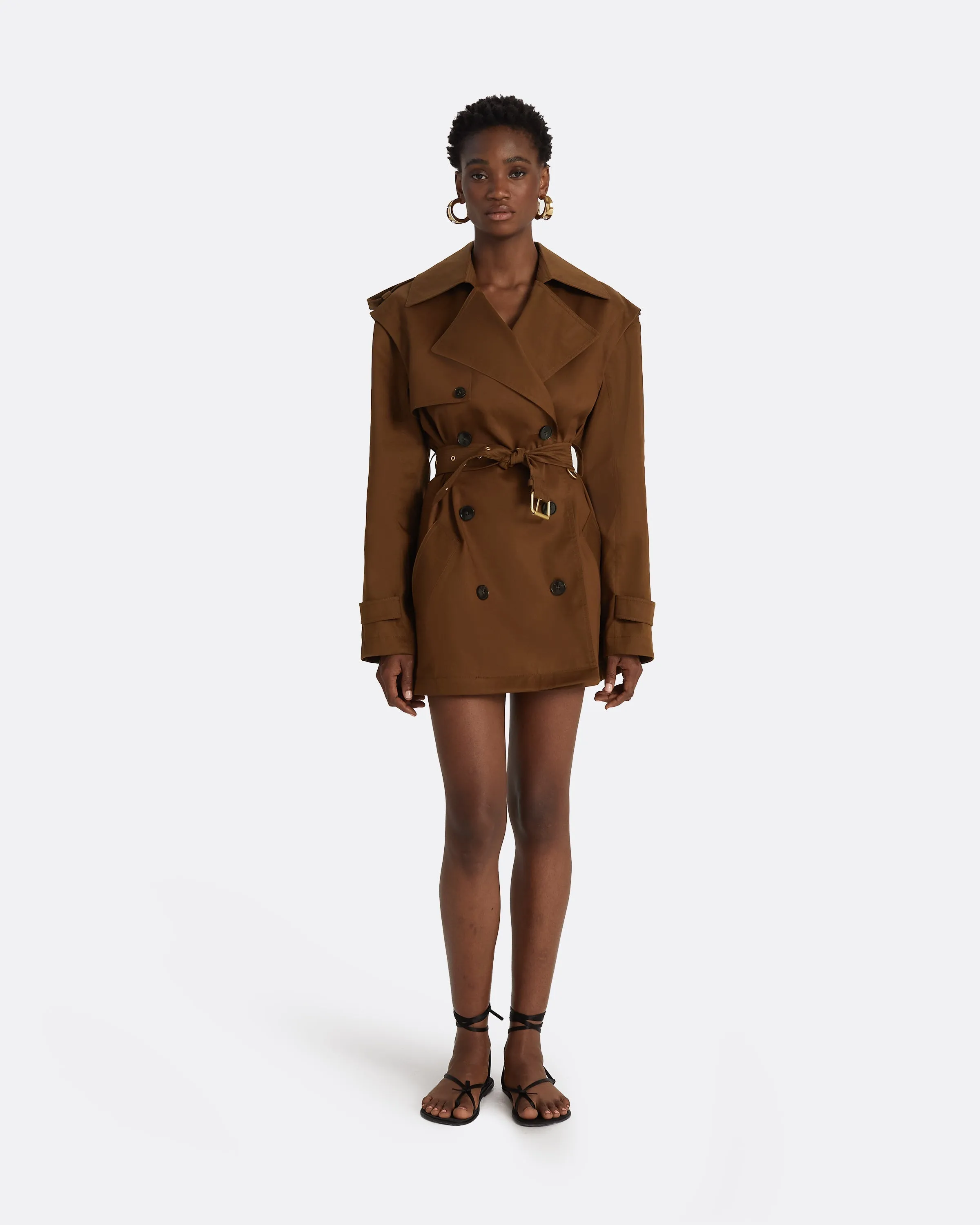 Merrik Deep Brown Modular Coat