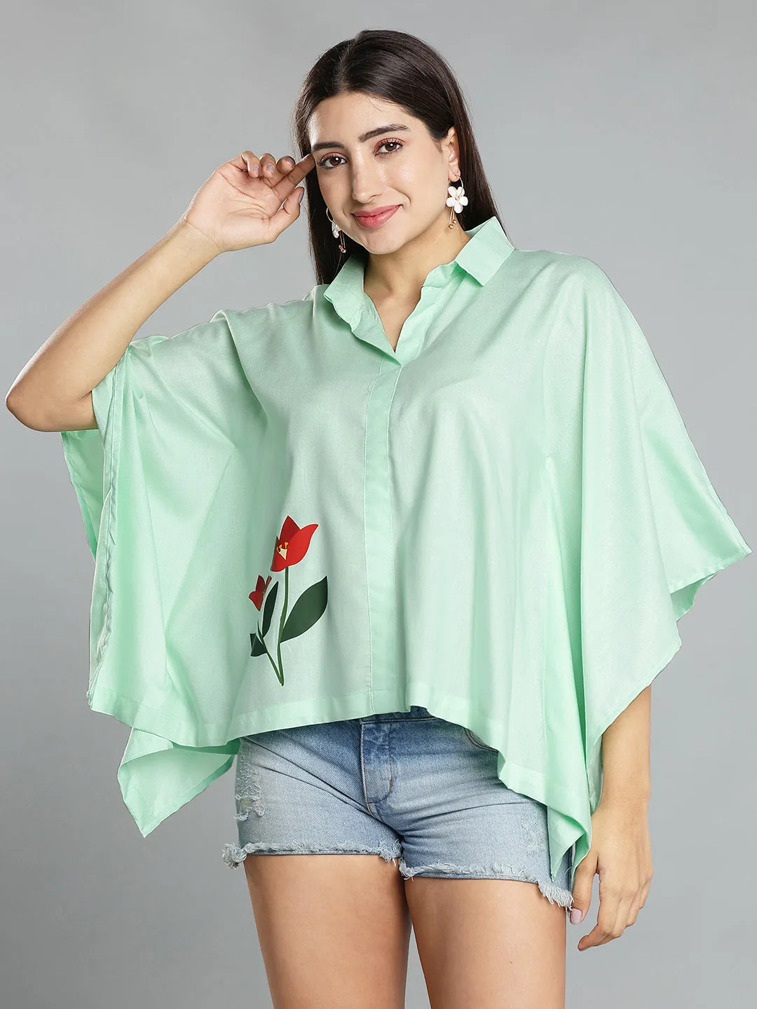 Mint Kaftan Top - RedStar