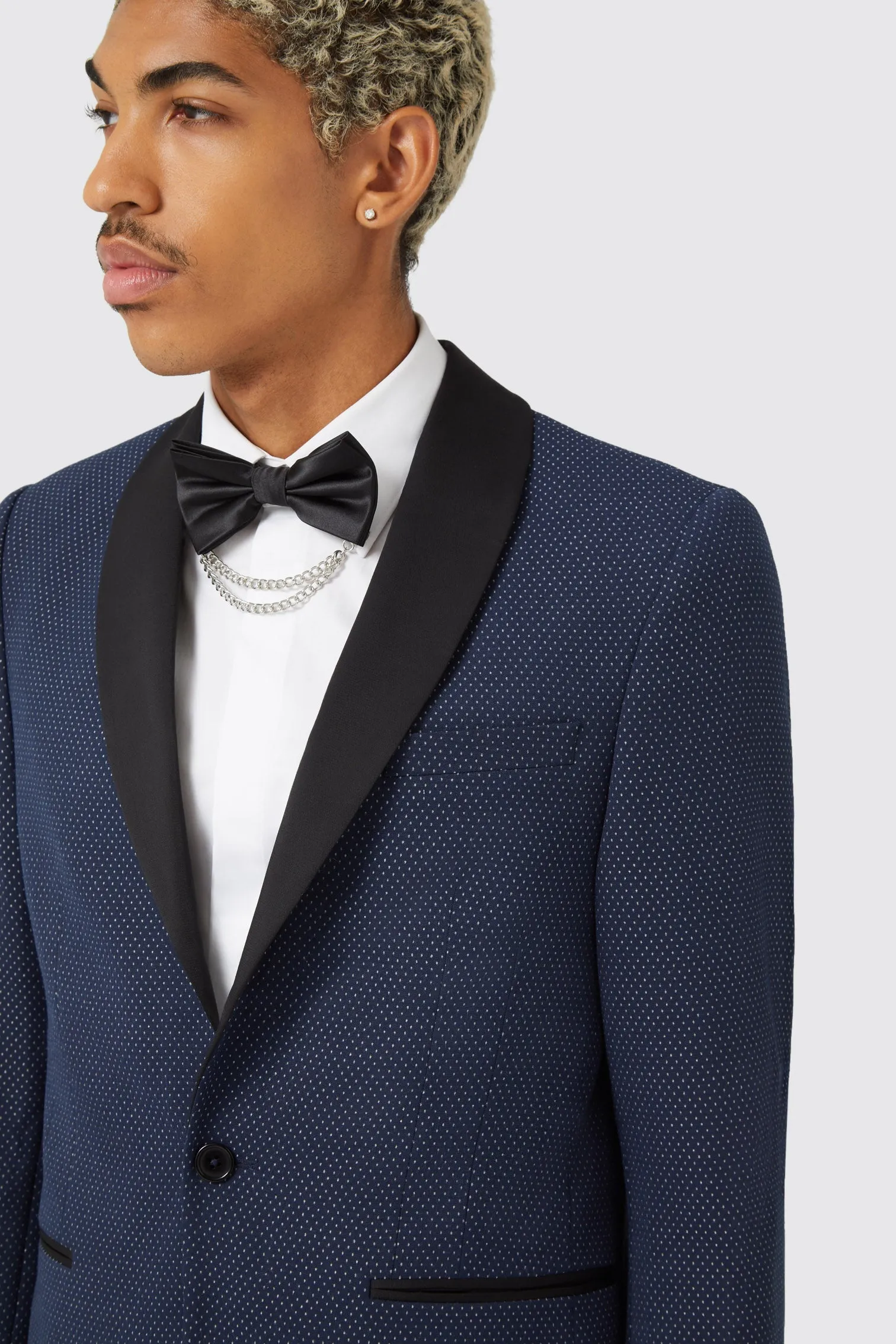 Neale Navy Jacquard Suit TT x AM - ARCHIVE